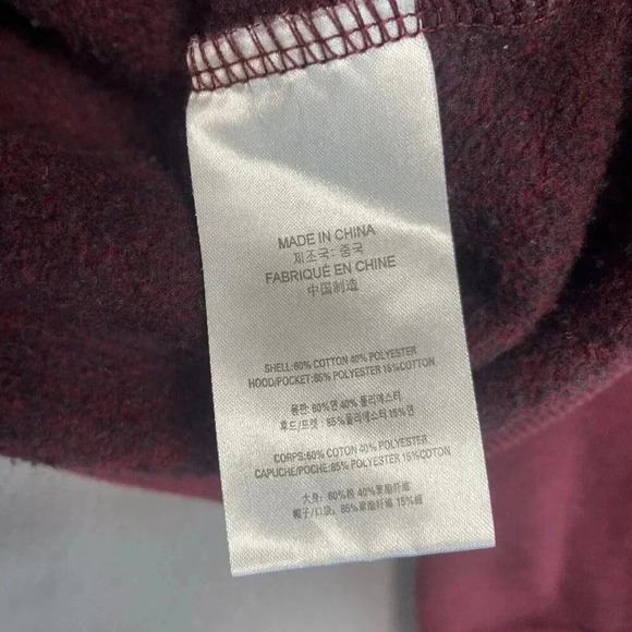 Hooey Veracruz Maroon with Aztec Pocket Hoodie Women’s Size M Medium Western - Picture 12 of 16